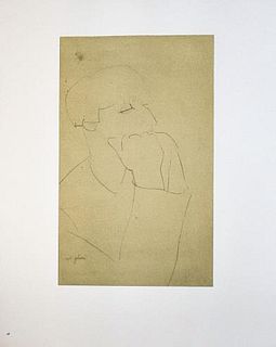 Amedeo Modigliani - Untitled portrait of a Man