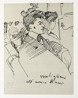 Amedeo Modigliani - Untitled portrait of Mario