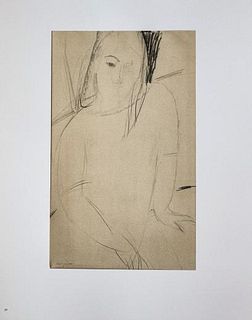 Amedeo Modigliani - Untitled Portrait of a Woman
