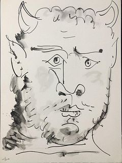 Pablo Picasso (After) - Visage de faune
