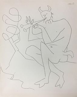 Pablo Picasso (After) - Faun Flutist