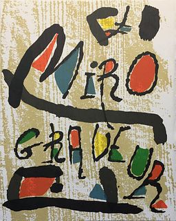 Joan Miro - Graveur Cover