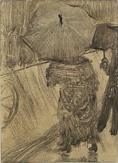 Edgar Degas (after) - Sous La Pluie
