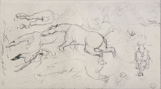 Henri Toulouse-Lautrec (After) - Horse Study