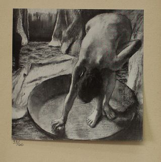 Edgar Degas (after) - Femme au Tub