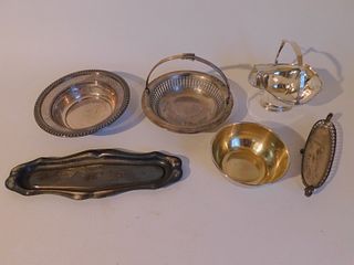 6 PIECES STERLING HOLLOWWARE