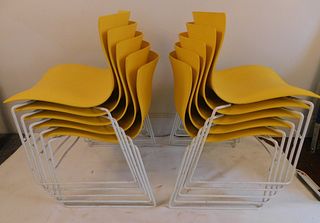 SET 10 KNOLL OFFICE CHAIRS