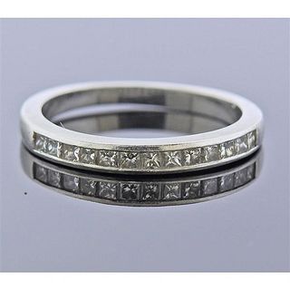 Jeff Cooper Platinum Diamond Wedding Band Ring