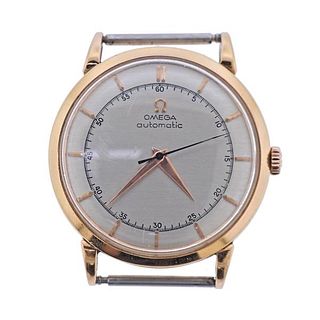 Omega 1940s Vintage 18k Gold Watch 2643