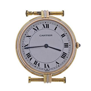 Cartier Vendome Trinity 18k Gold Watch