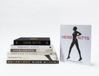 8 HARDCOVERS, PHOTOGRAPHER HERB RITTS, ONE SIGNED