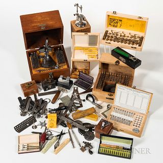 Collection of Watchmaker's Tools