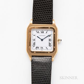 Cartier 18kt Gold "Paris" Wristwatch