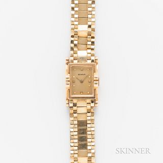 Benrus 14kt Gold Wristwatch and Bracelet