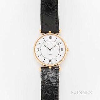 Van Cleef & Arpels 18kt Gold Ultra-slim Wristwatch