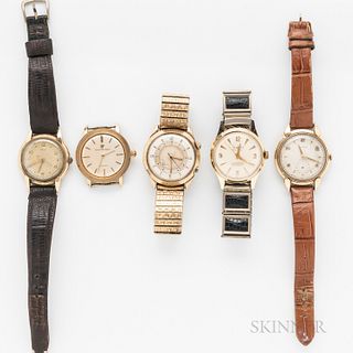 Five Men's Wristwatches
