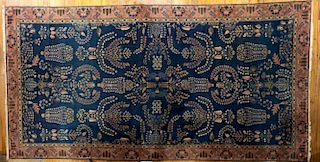Antique Indian Amritsar 11'9" x 23'1" Rug