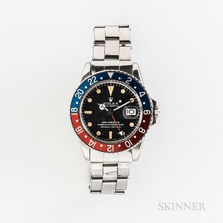Rolex GMT Master Reference 1675 "Pepsi" Wristwatch and Accessories