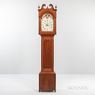 19th Century Cherry Tall Clock
