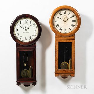 Two Seth Thomas No. 2 Wall Clocks