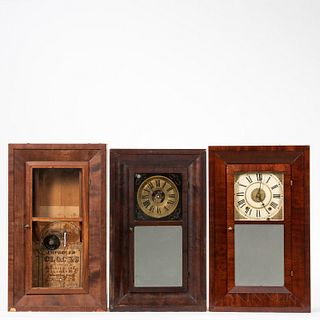 Two Ogee Clocks and a Case