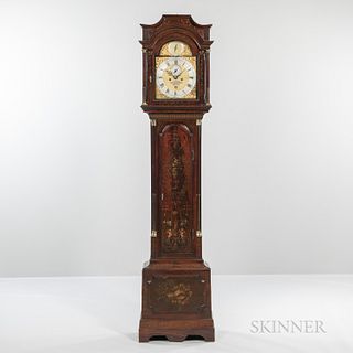 Mahogany Quarter-chiming Longcase Clock