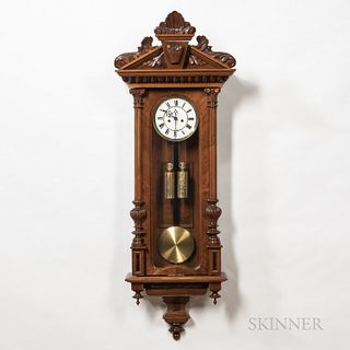 Gustave Becker Vienna Regulator Wall Clock