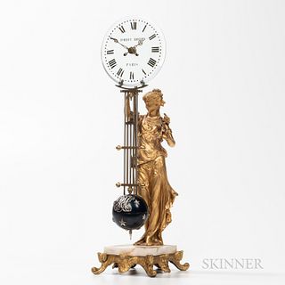 Robert Houdin Figural Mystery Clock
