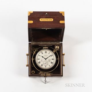 Waltham Eight-day Deck Chronometer