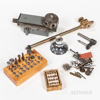 Collection of Assorted Collets and Lathe Parts.