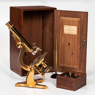 Compound Monocular Microscope Retailed by Charles X. Dalton