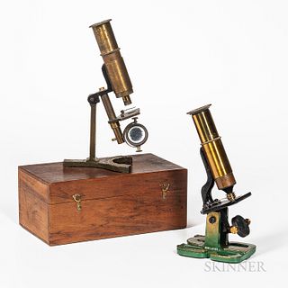 Two Student or "Household" Microscopes