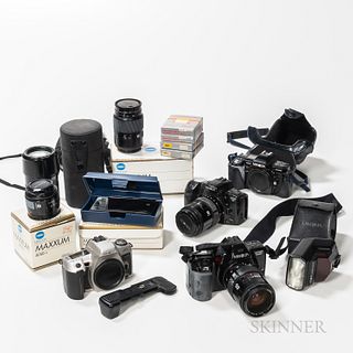 Minolta Film Cameras and Lenses