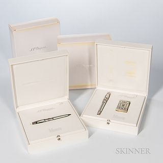 S.T. Dupont Limited Edition "Medici" Pen and Lighter Set