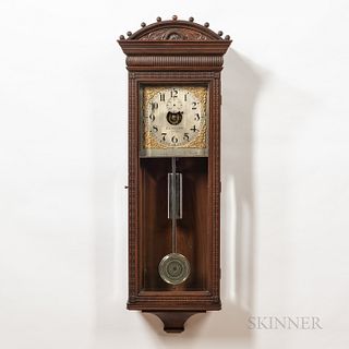F.A. Skelton Long Duration Wall Regulator with Gravity Escapement