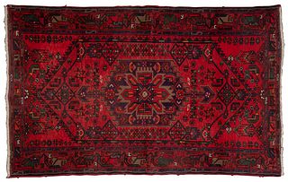 Persian Hamadan Wool Rug
