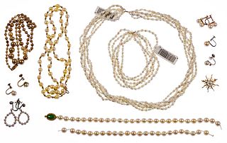 14k and 10k Pearl Jewelry Assortment