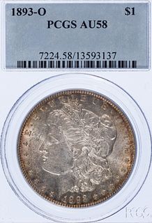 1893-O $1 AU-58 PCGS