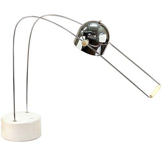 Modernist Adjustable Chrome Desk Lamp