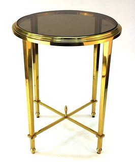 Gilt Bronze Round Side Table