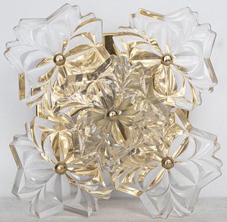 Ernst Palme Flower Form Flush Mount Light / Sconce
