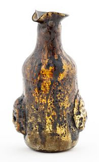 Ancient Palestinian Brown Glass Pitcher