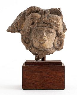 Pre-Columbian Veracruz Pottery Head
