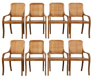 Indonesian Plantation Dining Chairs, 8