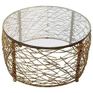 Mid-Century Modern Metal Nest Cocktail Table