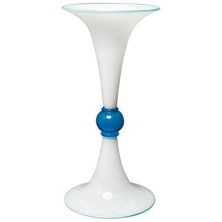 Murano Art Glass Trumpet Vase
