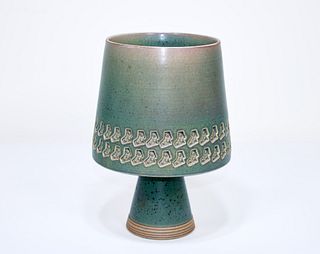 Mid Century Stoneware Vase