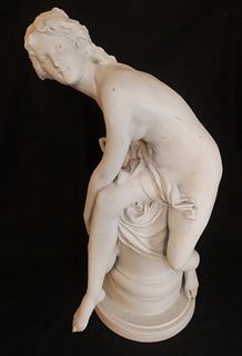 LARGE FRENCH PARIAN NUDE SCULPTURE