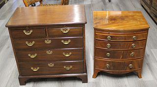 2 Antique Mahogany Dressers.