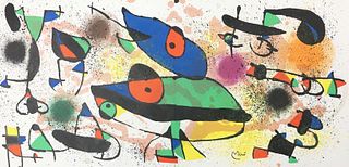Joan Miro - Lithograph II from Sculptures